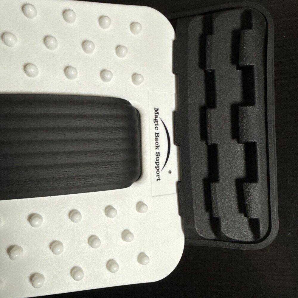 MAGIC BACK SUPPORT MULTI-LEVEL LUMBAR BACK SUPPORT SPINE STRETCHING TOOL -A